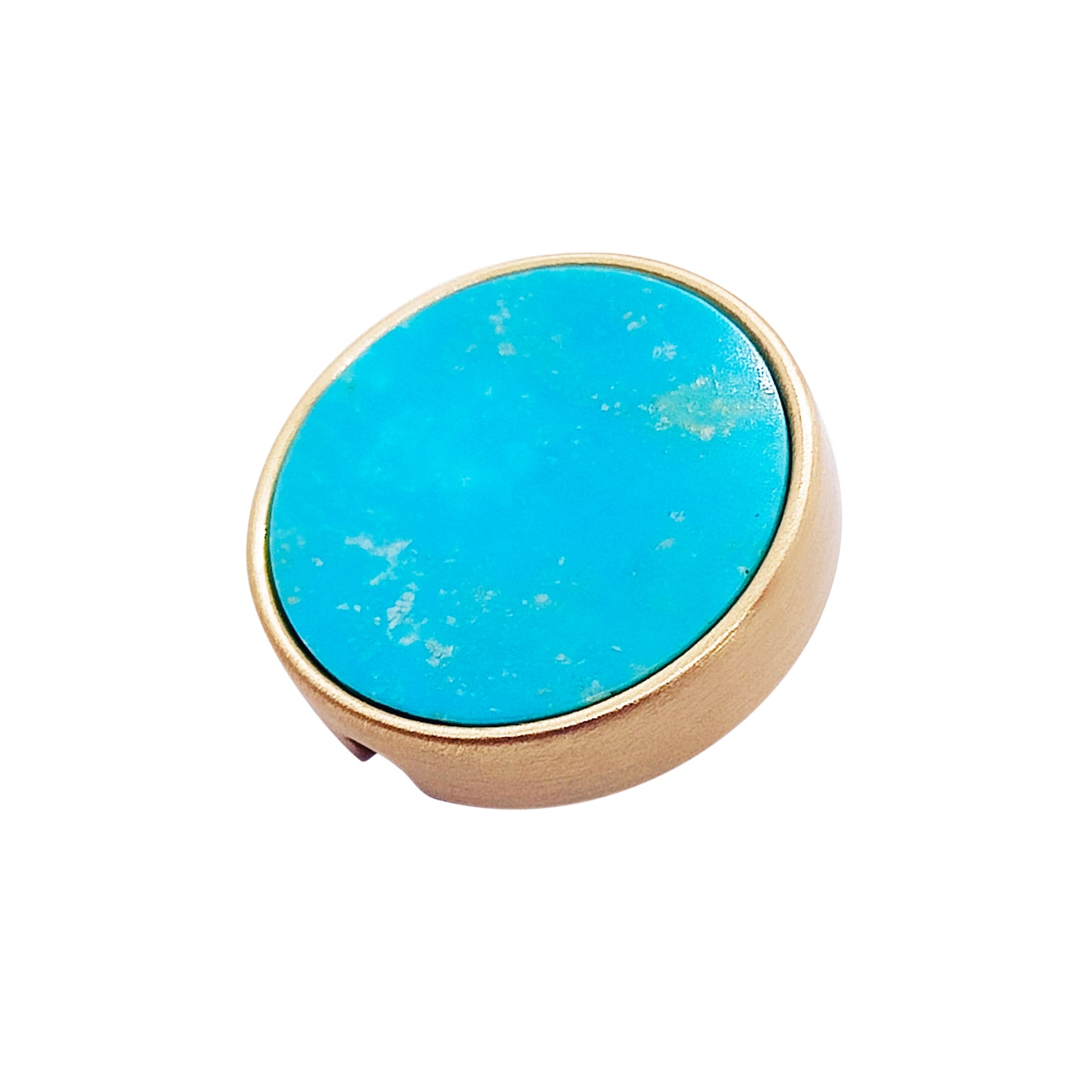PRO Bouton 21mm en métal et turquoise Arizona