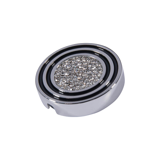 21 mm metal button with small "CONSTELLATION" rhinestones