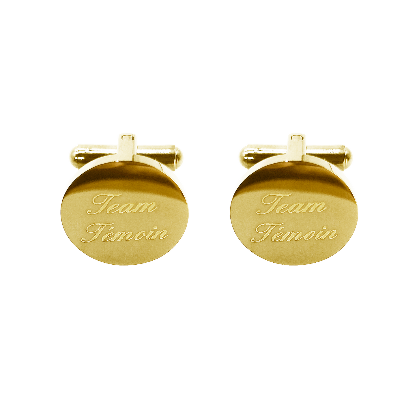 21mm button in carbon metal and black enamel, customizable