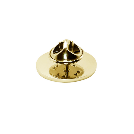 21mm customizable shiny gold metal button