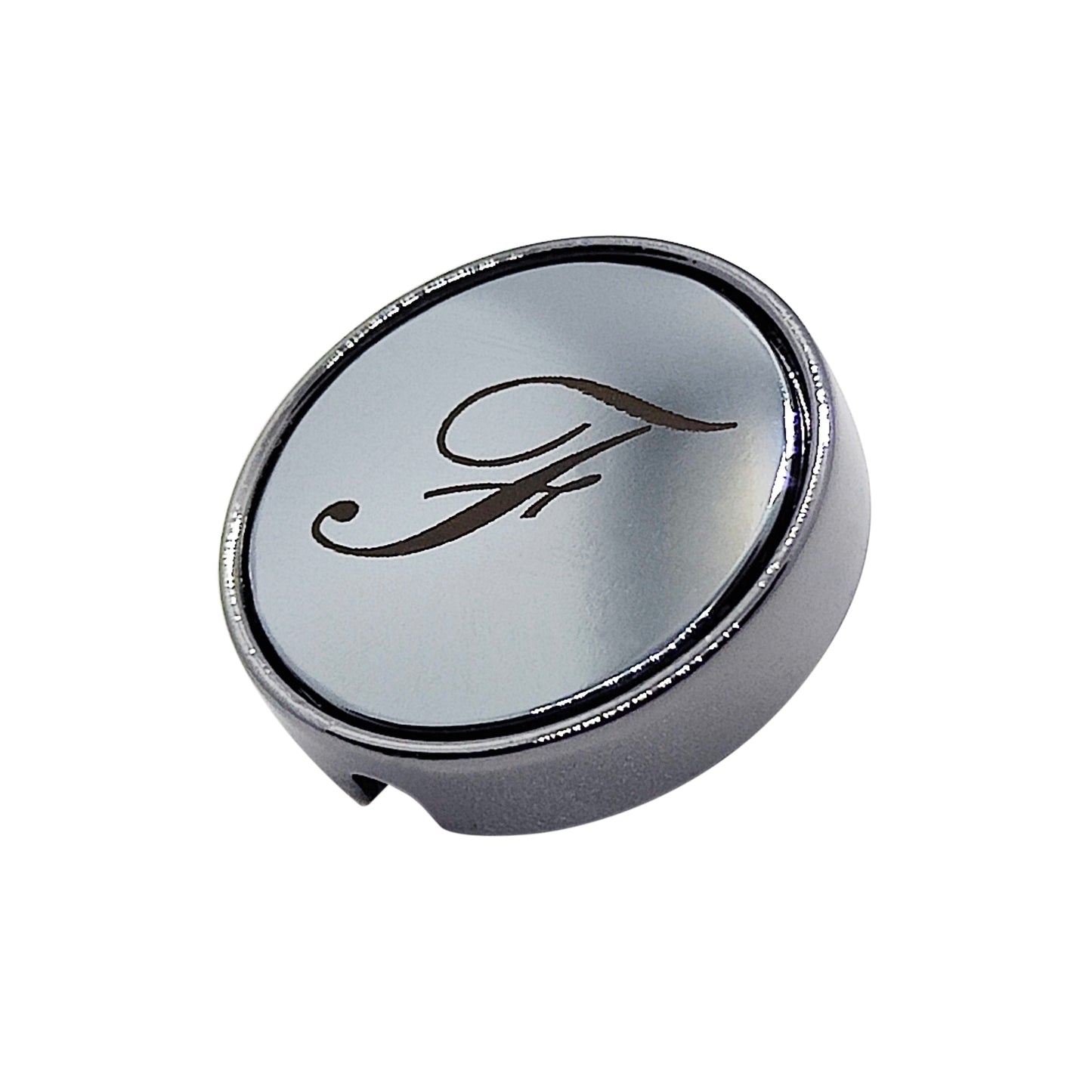 21mm button in carbon and hematite metal