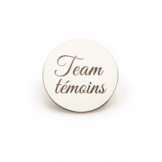 21mm customizable shiny gold metal button