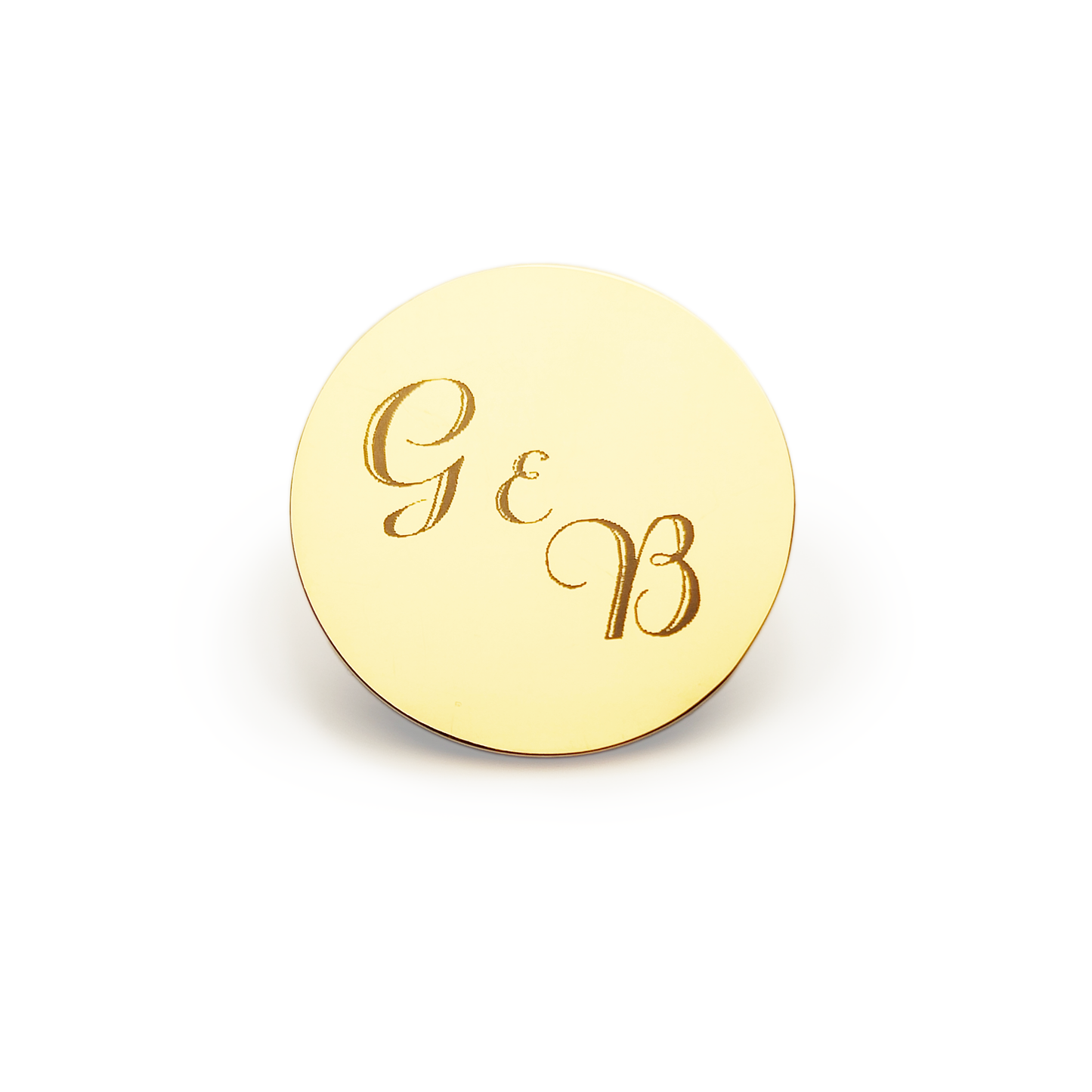 PRO - Pin's couleur dorée personnalisable